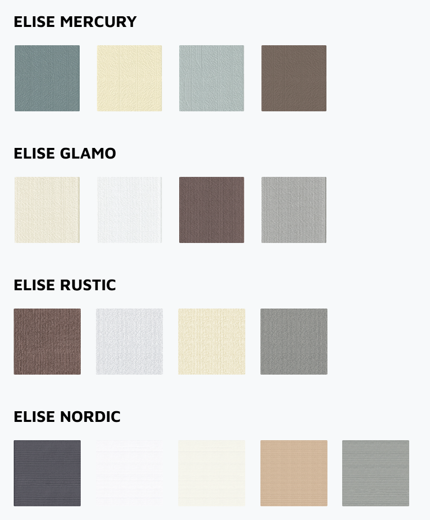 Vải r&egrave;m đứng elise