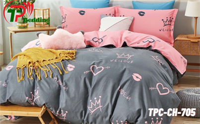 Bộ chăn ga gối Cotton TPC-CH-705