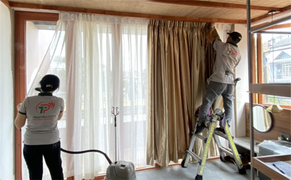 Thi công rèm cửa Homestay Teakhouse Đà Lạt