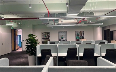 Thi công lắp đặt rèm Văn phòng GRAB Center - KCX Tân Thuận Quận 7 TP HCM