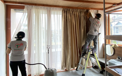 Thi công rèm cửa Homestay Teakhouse Đà Lạt