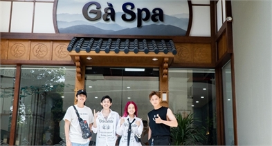 Thi công rèm spa | Gà Spa Hà Đô Centrosa Quận 10 TP HCM
